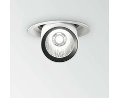Ideal Lux 30W recessed lamp NOVA, 3000K, chrome