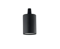 Ideal Lux Lemputės Lizdas Portalampada E27 Liscio Nero 242576