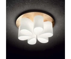 Lubinis šviestuvas Ideal Lux Ceiling lamp with 6 lights DAISY, E27, amber color