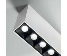 Lubinis šviestuvas Ideal Lux 10W ceiling lamp with 5 lights LIKA, 3000K, baltas