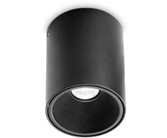 Lubinis šviestuvas Ideal Lux 15W ceiling lamp with 1 light NITRO, 3000K, ruda