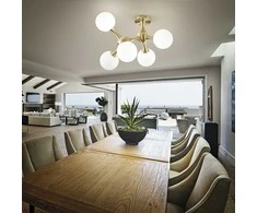 Lubinis šviestuvas Ideal Lux Ceiling lamp with 5 lights NODI, E14, chrome