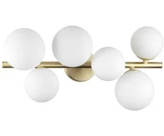 Lubinis šviestuvas Ideal Lux Paviršinis šviestuvas PERLAGE, G9, baltos/žalvario sp., 309279