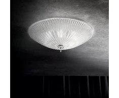 Lubinis šviestuvas Ideal Lux Ceiling lamp with 6 lights SHELL, E27, transparent