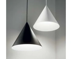 Pakabinamas šviestuvas Ideal Lux Suspended lamp with 1 light A-LINE, E27, baltas