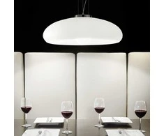 Pakabinamas šviestuvas Ideal Lux Suspended lamp with 1 light ARIA, E27, baltas
