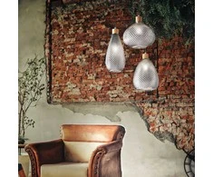 Pakabinamas šviestuvas Ideal Lux Suspended lamp with 1 light BERGEN, E27, baltas