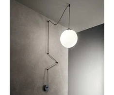 Pakabinamas šviestuvas Ideal Lux Suspended lamp with 1 light BOA, E27, baltas