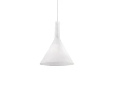 Pakabinamas šviestuvas Ideal Lux Suspended lamp with 1 light COCKTAIL, E14, baltas