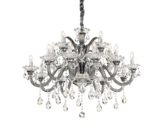 Pakabinamas šviestuvas Ideal Lux Suspended lamp with 15 lights COLOSSAL, E14, baltas