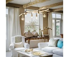 Pakabinamas šviestuvas Ideal Lux Suspended lamp with 6 lights DRIFTWOOD, E27, chrome