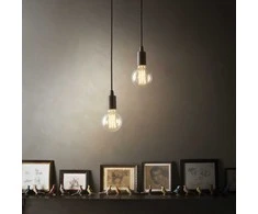 Pakabinamas šviestuvas Ideal Lux Suspended lamp with 1 light EDISON, E27, juodas