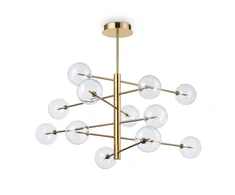 Pakabinamas šviestuvas Ideal Lux Suspended lamp with 12 lights EQUINOXE, G4, copper
