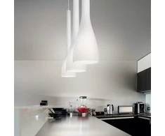 Pakabinamas šviestuvas Ideal Lux Suspended lamp with 1 light FLUT, E14, sidabrinis color