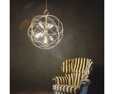 Pakabinamas šviestuvas Ideal Lux Suspended lamp with 7 lights KONSE, E27, auksinis color