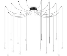 Ideal Lux Pakabinamas šviestuvas Lucciola Sp16 Nero