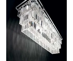 Pakabinamas šviestuvas Ideal Lux Suspended lamp with 8 lights MARTINEZ, E14, auksinis color