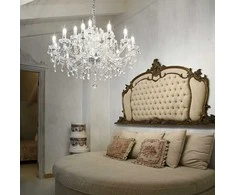 Pakabinamas šviestuvas Ideal Lux Suspended lamp with 18 lights NAPOLEON, E14, chrome