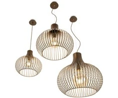 Pakabinamas šviestuvas Ideal Lux Suspended lamp with 1 light ONION, E27, chrome