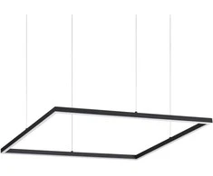 Ideal Lux Pakabinamas šviestuvas Oracle Slim D70 Square Bk 3000K