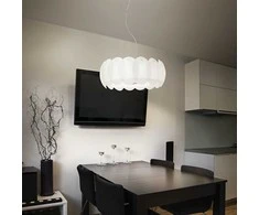 Pakabinamas šviestuvas Ideal Lux Suspended lamp with 5 lights OVALINO, E27, juodas