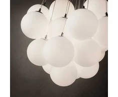 Pakabinamas šviestuvas Ideal Lux Suspended lamp with 22 lights MAPA PLUS, E14, chrome