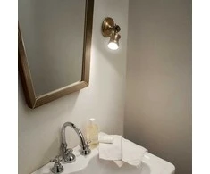 Sieninis šviestuvas Ideal Lux Wall lamp with 1 light BARBER, GU10, rust color