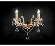 Sieninis šviestuvas Ideal Lux Wall lamp with 2 lights FLORIAN, E14, baltas