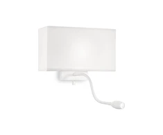 Sieninis šviestuvas Ideal Lux 1W wall lamp with 2 lights HOLIDAY, 3000K, juodas