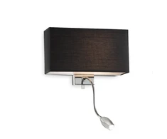 Sieninis šviestuvas Ideal Lux 1W wall lamp with 2 lights HOTEL, 3000K, baltas