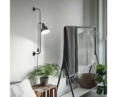 Sieninis šviestuvas Ideal Lux Wall lamp with 1 light SHOWER, E27, juodas