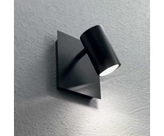 Sieninis šviestuvas Ideal Lux Wall lamp with 1 light SPOT, GU10, juodas