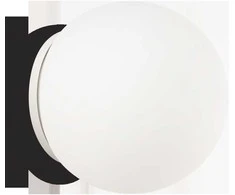 Ideal Lux Sieninis šviestuvas Žemėlapis Ap1 D30 Bianco 59822
