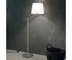 Ideal Lux Floor lamp with 1 light REGOL, E27, nickel