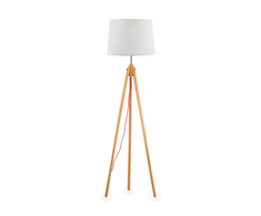 Ideal Lux Floor lamp with 1 light YORK, E27, baltas