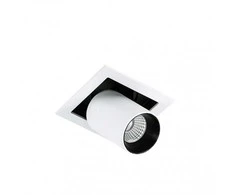Lubinis šviestuvas Italux Įleidžiamas LED šviestuvas GL7117-1/12W 4000K WH+BL