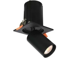 Lubinis šviestuvas Italux Įleidžiamas šviestuvas Termo SPL-50310-1S BK