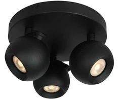 Italux Lubinis šviestuvas Lafin SPL-45379-3R-BK