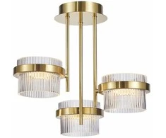 Pakabinamas šviestuvas Italux Lubinis šviestuvas Tiara PND-77362-3-24W-GD