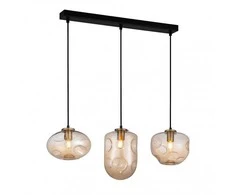 Italux Pakabinamas šviestuvas Hatella PND-112038-3-BRO+AMB