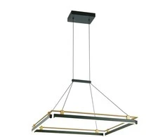 Italux Pakabinamas šviestuvas Merlot PND-54638S-44W-3K-BK-GD