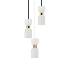 Italux Pakabinamas šviestuvas Monza PND-57602-3-BK+BRO