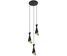 Italux Pakabinamas šviestuvas PND-85949-3 BK+GD