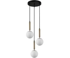 Italux Pakabinamas šviestuvas Ravena PND-2324-3A GD+OPAL