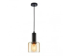 Italux Pakabinamas šviestuvas Santia PND-65342-1-BK+AMB