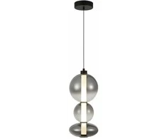 Italux 24W LED pakabinamas šviestuvas SONTE, juodas, 3000K