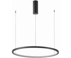 Italux 48W LED pakabinamas šviestuvas VINOLA, juodas, 3000/4000K