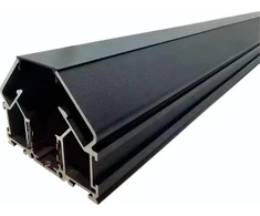 KING Įleidžiamas magnetinis bėgelis, juodas R20-4 1000mm
