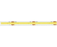 COB LED juosta COB26, 320D, 24V, 12W, 3000K, 8mm, IP20