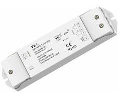 LED juostų valdymo sistemos radiobanginis imtuvas, "Push Dim", 5 - 36V 8x8A CCT dviejų kanalų